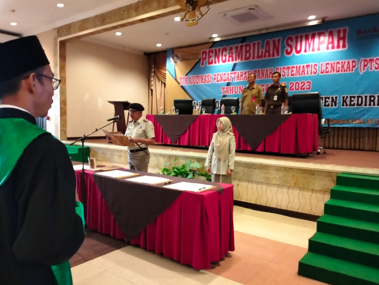 Lantik Tim Ajudikasi PTSL, Kantor BPR/ATR Kabupaten Kediri Target Selesaikan Sertifikat di 2023