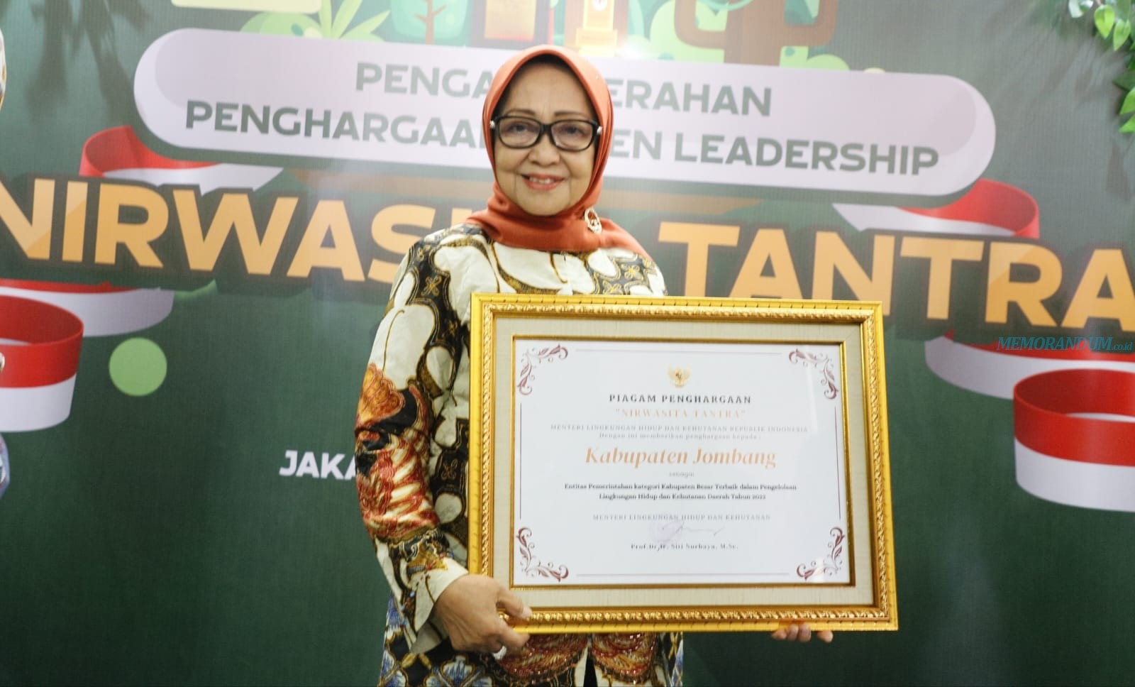 Pemkab Jombang Terima Penghargaan dari KLHK