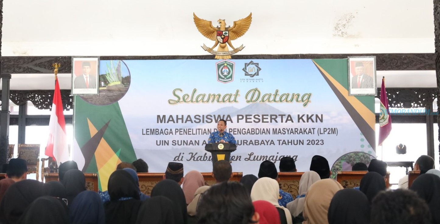 Bupati Lumajang Menerima Mahasiswa KKN Universitas Islam Negeri Sunan Ampel Surabaya