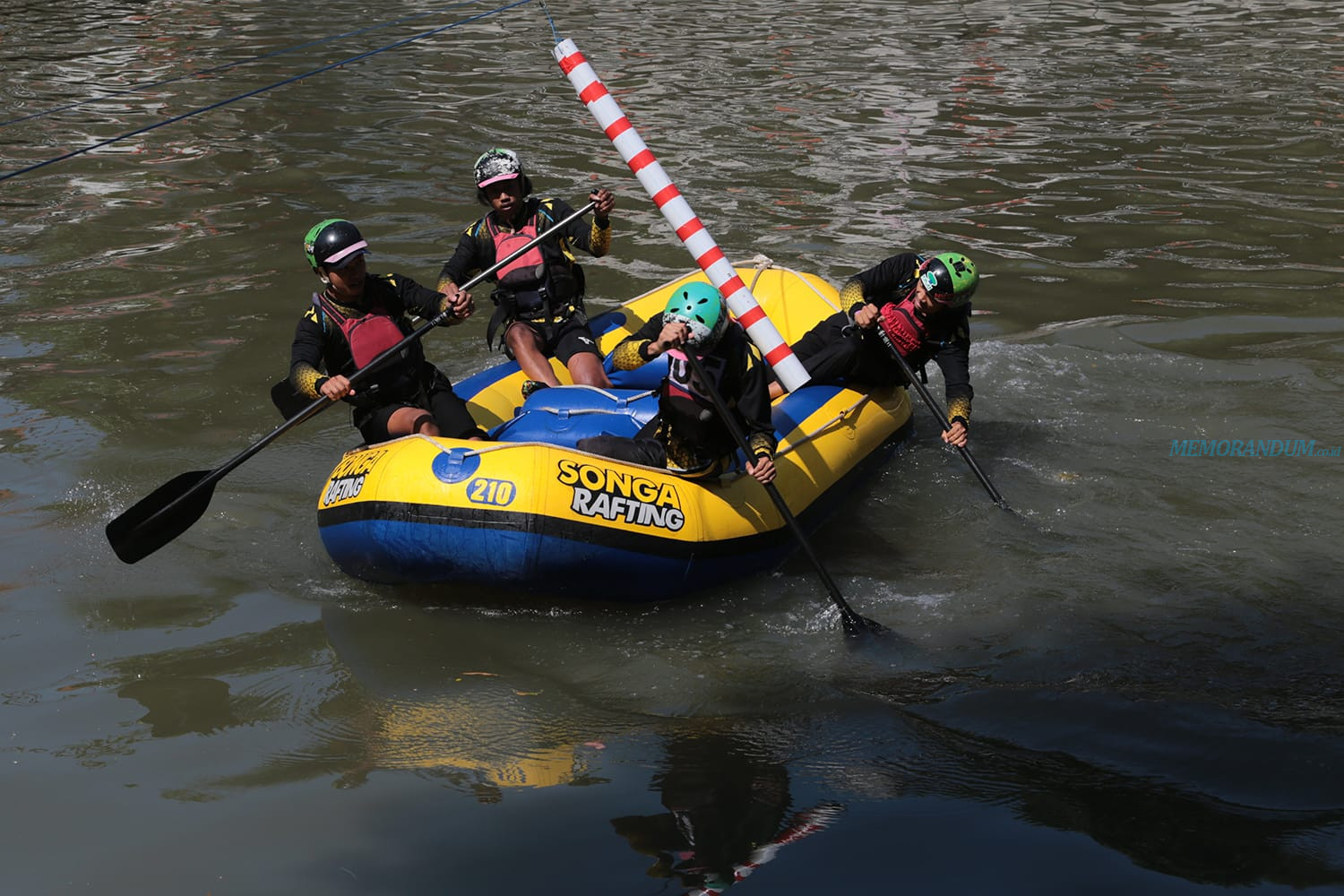 HJKS Ke-730, Disbudporapar Gelar Kejuaraan Open Dayung Perahu Karet Piala Wali Kota Surabaya