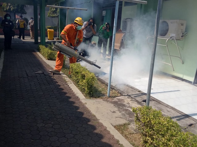 Cegah DBD, Asrama Haji Difogging