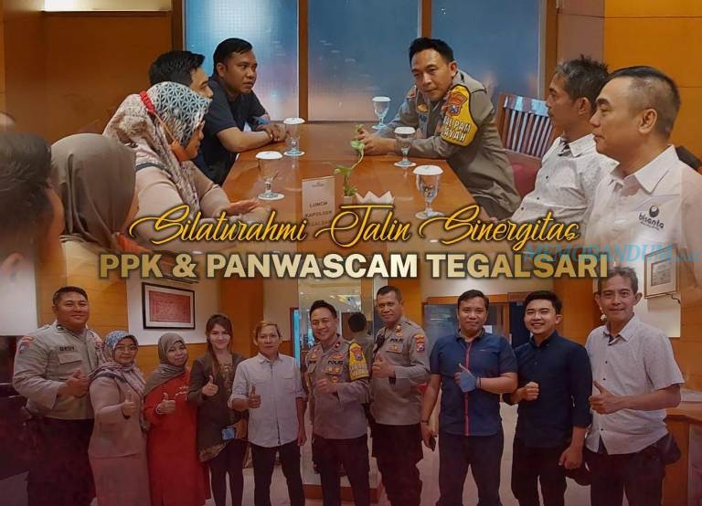 Jelang Pemilu 2024,  Kapolsek Tegalsari Silaturahmi dengan PPK dan Panwascam