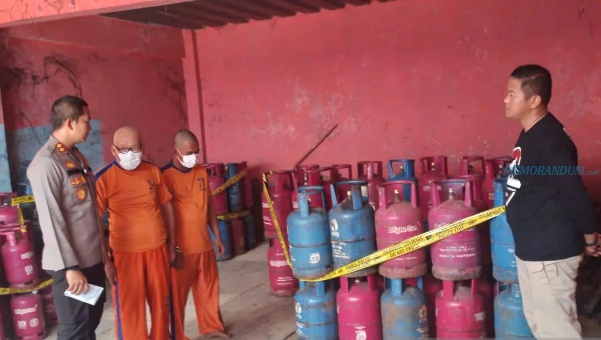 Polisi Berhasil Menangkap 4 Pelaku Penyalahgunaan Gas Elpiji Bersubsidi di Karawang