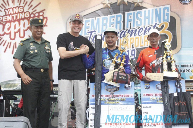 Ratusan Pemancing Ramaikan Turnamen Piala Kapolres