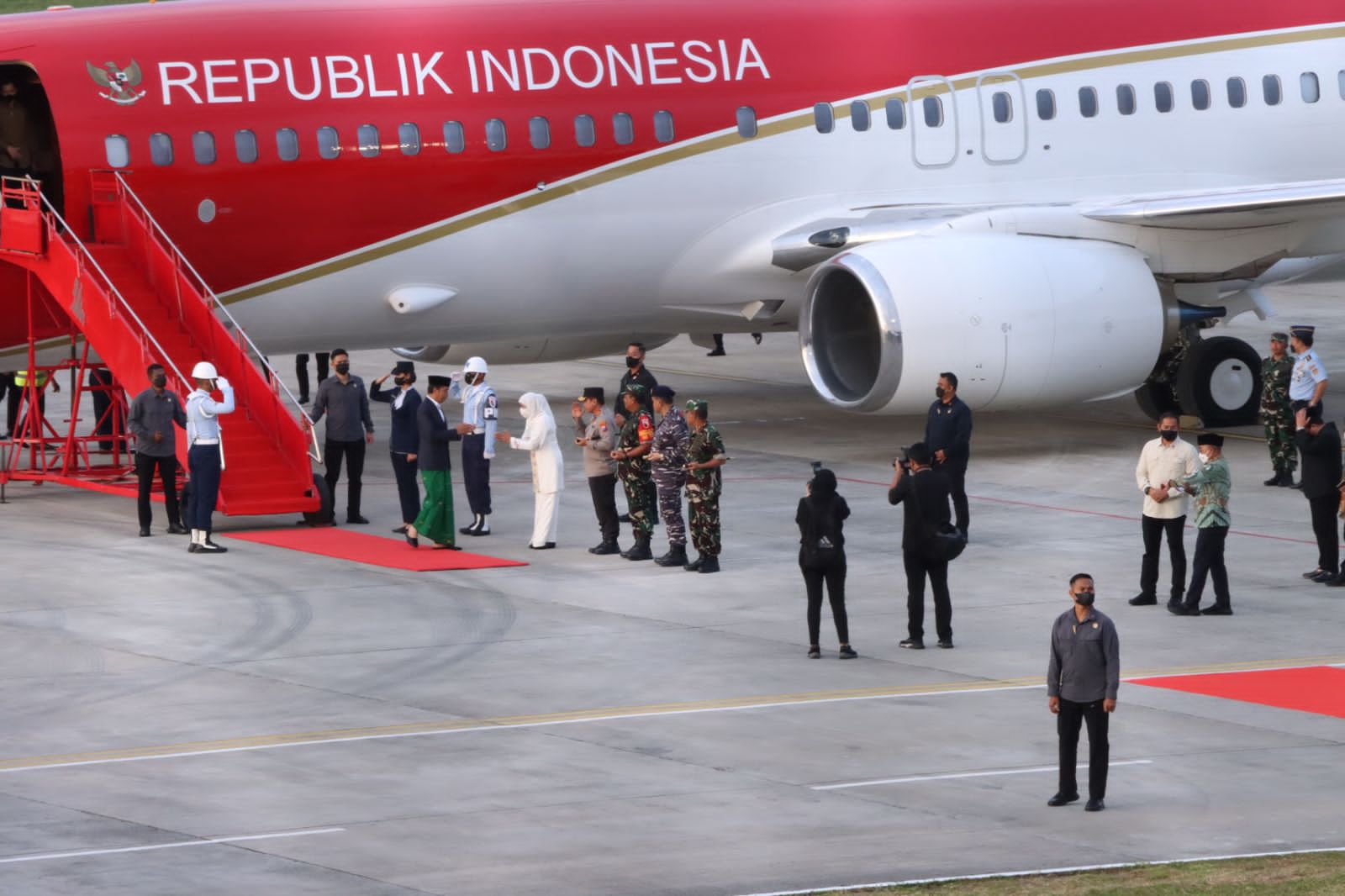 Kunjungan Presiden Jokowi ke Banyuwangi Berjalan Kondusif