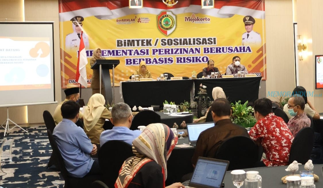 Bupati Mojokerto Buka Sosialisasi Implementasi Perizinan