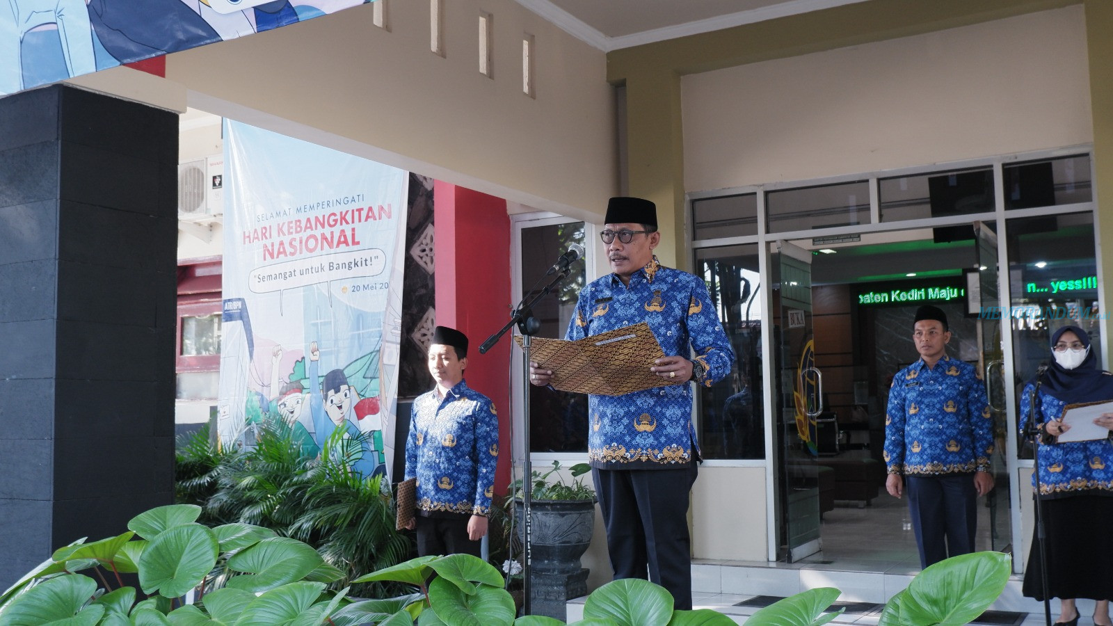 Peringati Hari Kebangkitan Nasional, Kantor Pertanahan Kabupaten Kediri Gelar Upacara