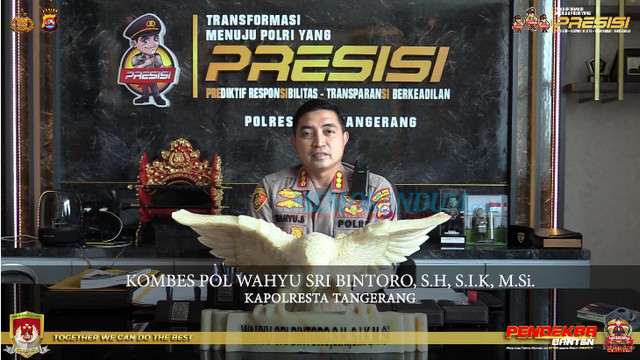 Kapolresta Tangerang Mengucapkan Selamat HUT ke-52 SKH Memorandum