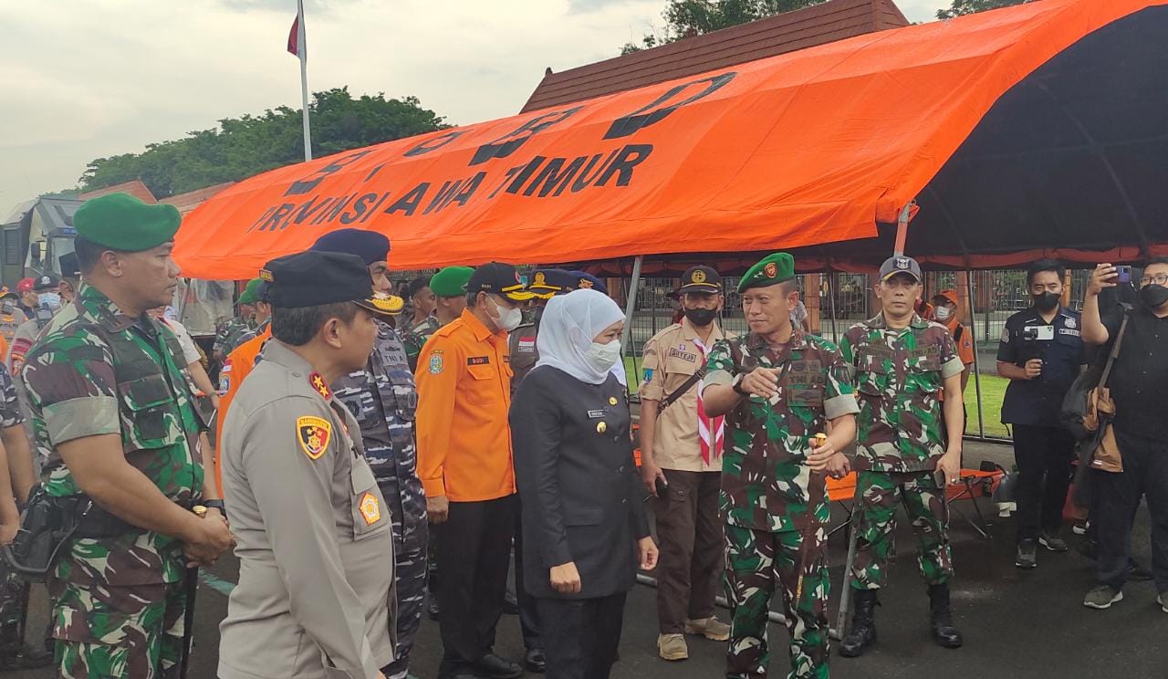 Pangdam V/Brawijaya Pimpin Apel Gelar Pasukan TNI-Polri dan Pemprov Jatim