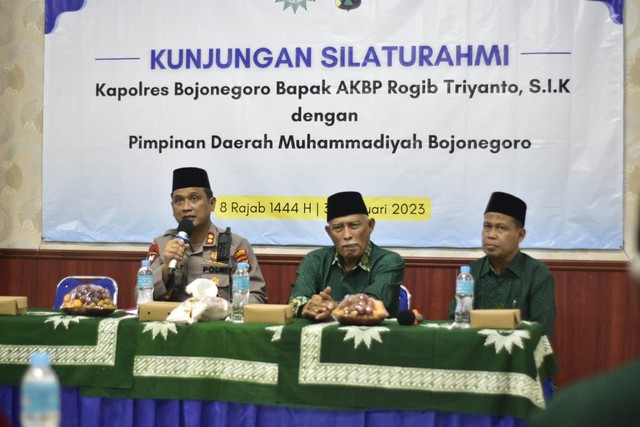 Perkuat Sinergi Harkamtibmas, Kapolres Bojonegoro Silaturahmi ke PD Muhammadiyah