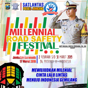 Polres Jombang Millennial Road Safety Festival