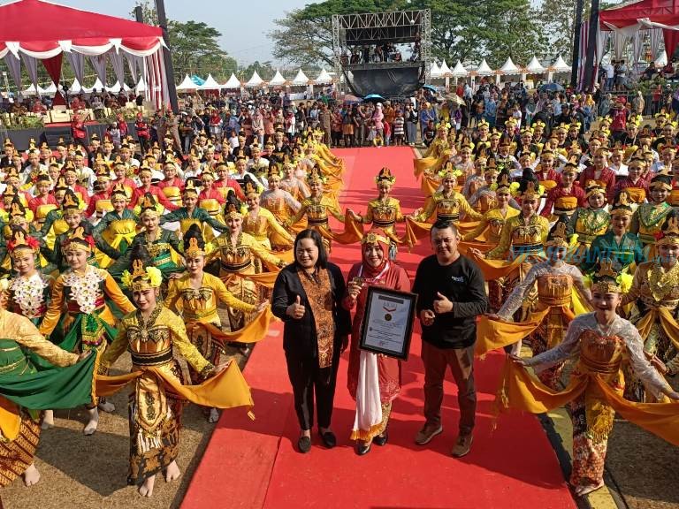 Pecahkan Rekor Muri Di Majafest 2023, Tari Bedoyo  Putri Jadi Ikon Kabupaten Mojokerto