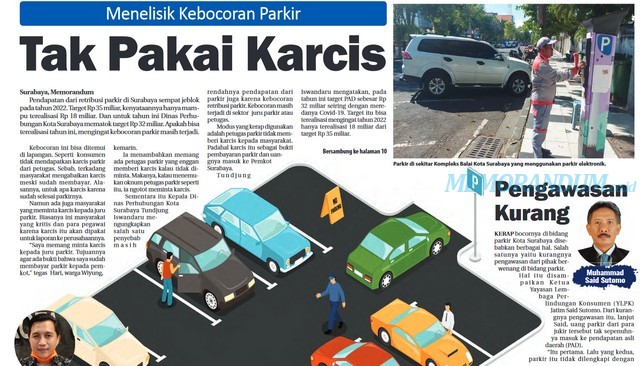 Menelisik Kebocoran Parkir di Surabaya