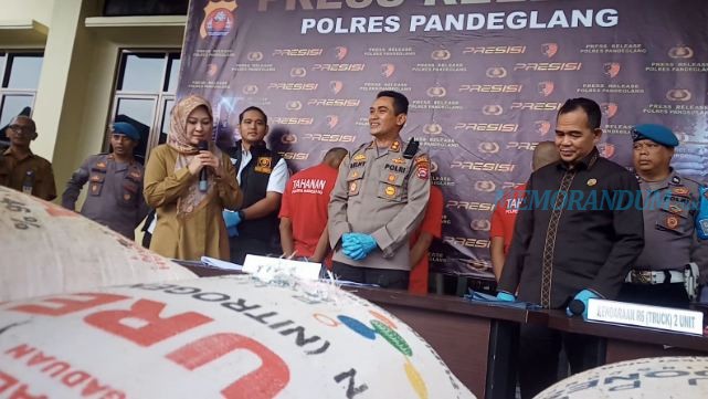 Polisi Ringkus 4 Tersangka Penyelewengan Pupuk Subsidi di Pandeglang
