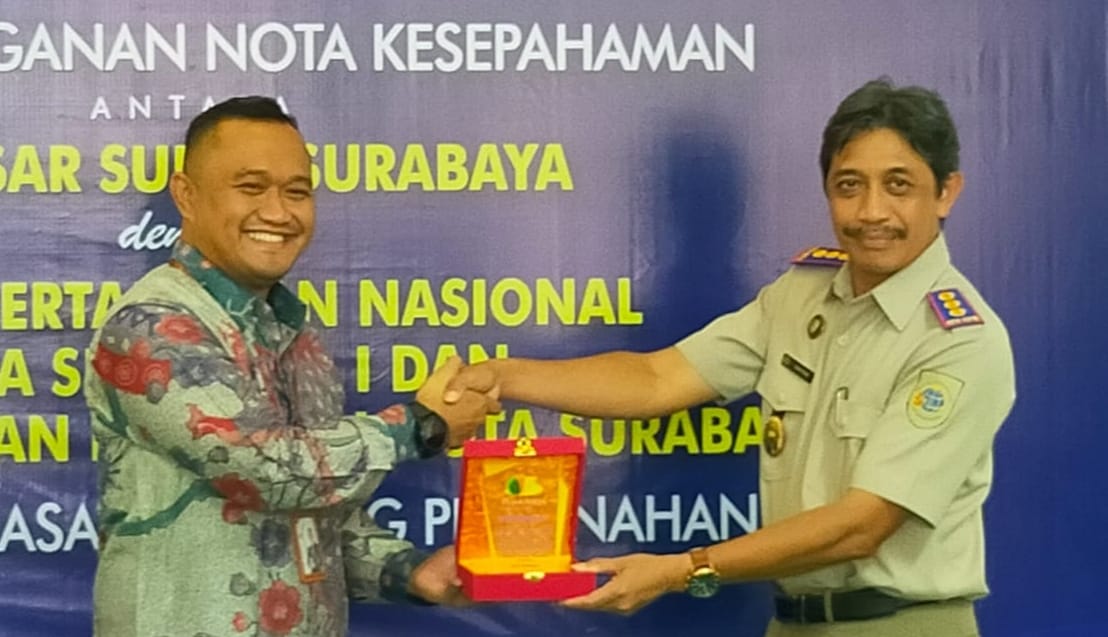 PD Pasar Surya Sinergi dengan BPN Surabaya Amankan Aset Negara