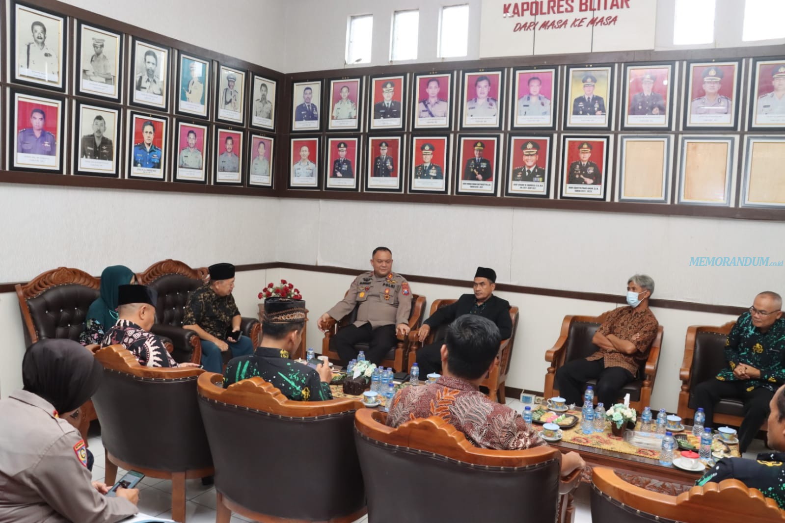 Kapolres Blitar dan FKUB Silaturahmi Tingkatkan Komunikasi Antar Umat Beragama