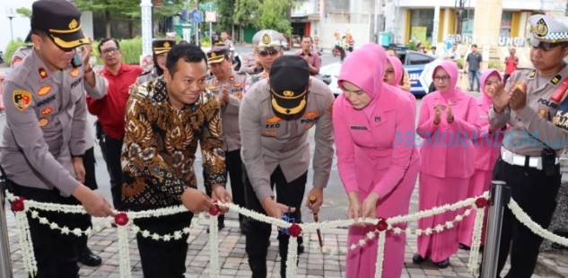 Kapolres Tulungagung Resmikan Dua Pos Polisi Lalulintas