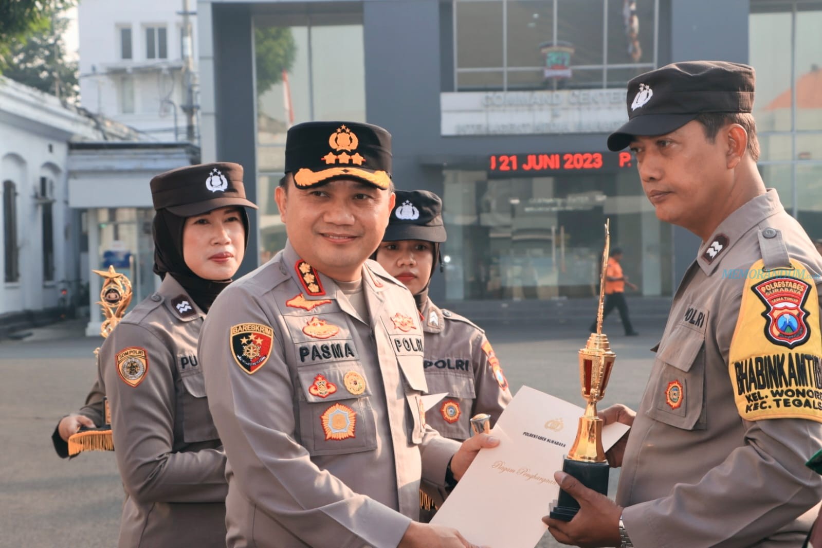 Jumat Curhat Polsek Tegalsari di Gereja SMAK Santa Maria Surabaya