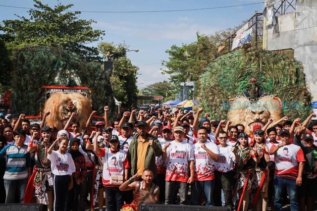 Prabowo Raih Dukungan dari Relawan Jokowi Se-Jawa Timur