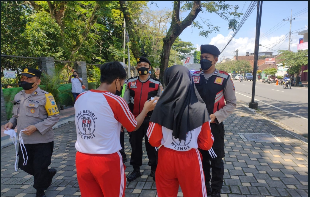 Polres Blitar Terus Perketat Penerapan Prokes