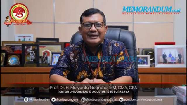 Rektor Untag Surabaya Mengucapkan Selamat Hari Bhayangkara ke-75