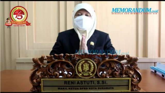 Wakil Ketua DPRD Surabaya Reni Astuti Mengucapkan Selamat Hari Bhayangkara ke-75