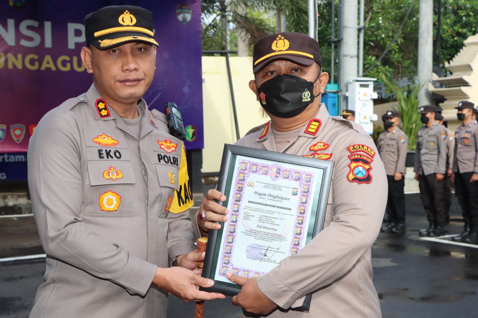 Kapolres Tulungagung Kembali Beri Reward dan Punishment ke Polsek Jajaran