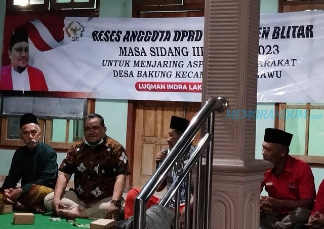 Reses di Desa Bakung, Anggota Komisi IV DPRD Kabupaten Blitar Bawa Tiga Program