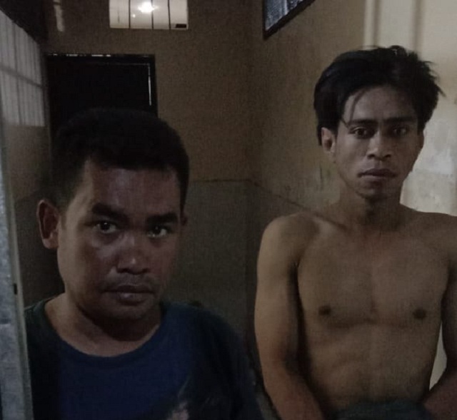 Dua Pengangguran Sawapulo Asyik Berjudi, Dicokok
