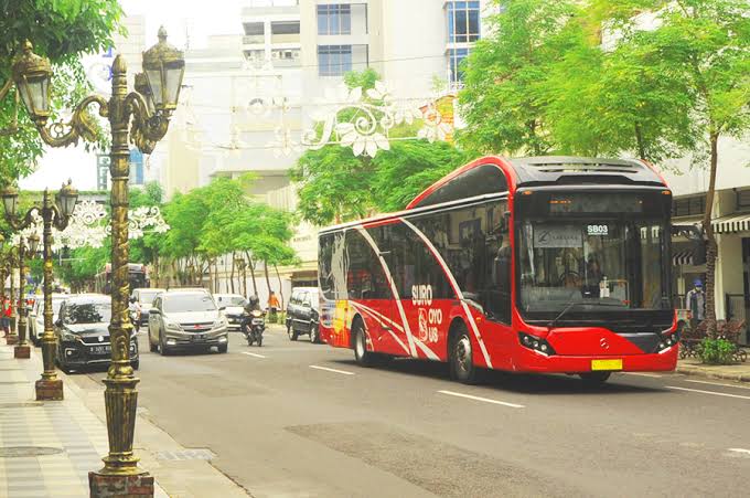 Armada Suroboyo Bus Layani Rute Romokalisari Adventure Land Setiap Akhir Pekan