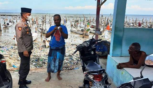 Cuaca Ekstrem, Polsek Kwanyar Rajin Edukasi Nelayan