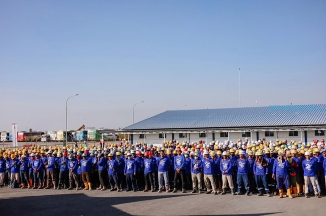 Proyek Smelter Manyar Catatkan 25 Juta Jam Kerja Selamat