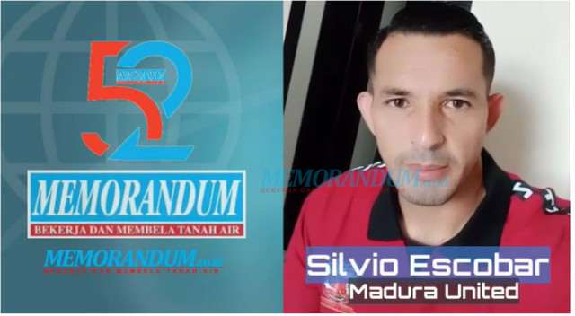 Silvio Escobar Madura United Mengucapkan Selamat HUT ke-52 SKH Memorandum
