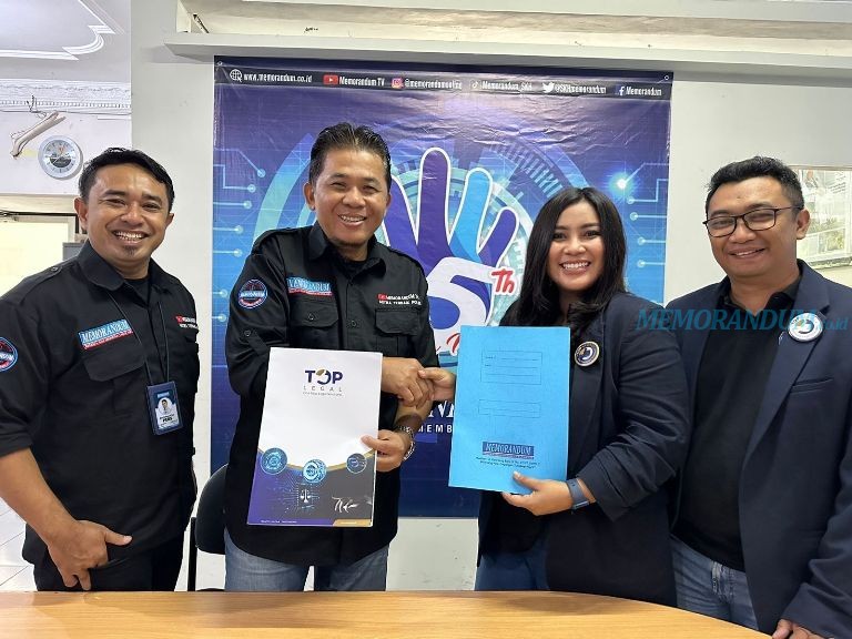 TOP Legal dan Memorandum.co.id Sepakat Kerja Sama