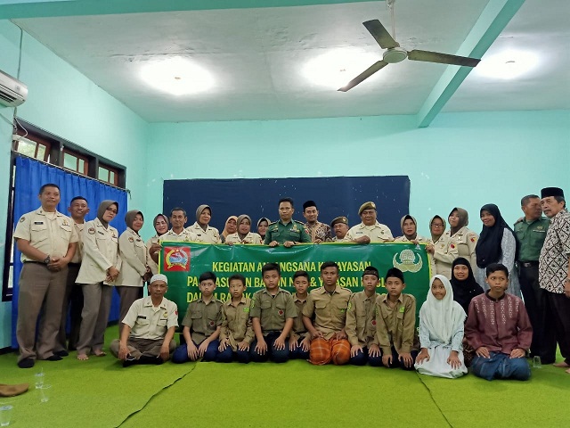 ASN Kodim Surabaya Selatan Kunjungi Panti Asuhan