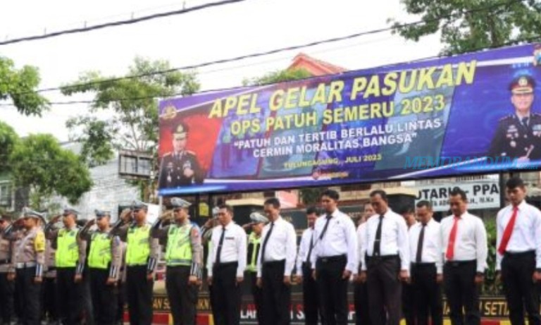 Polres Tulungagung Gelar Operasi Patuh Semeru 2023 selama 14 Hari