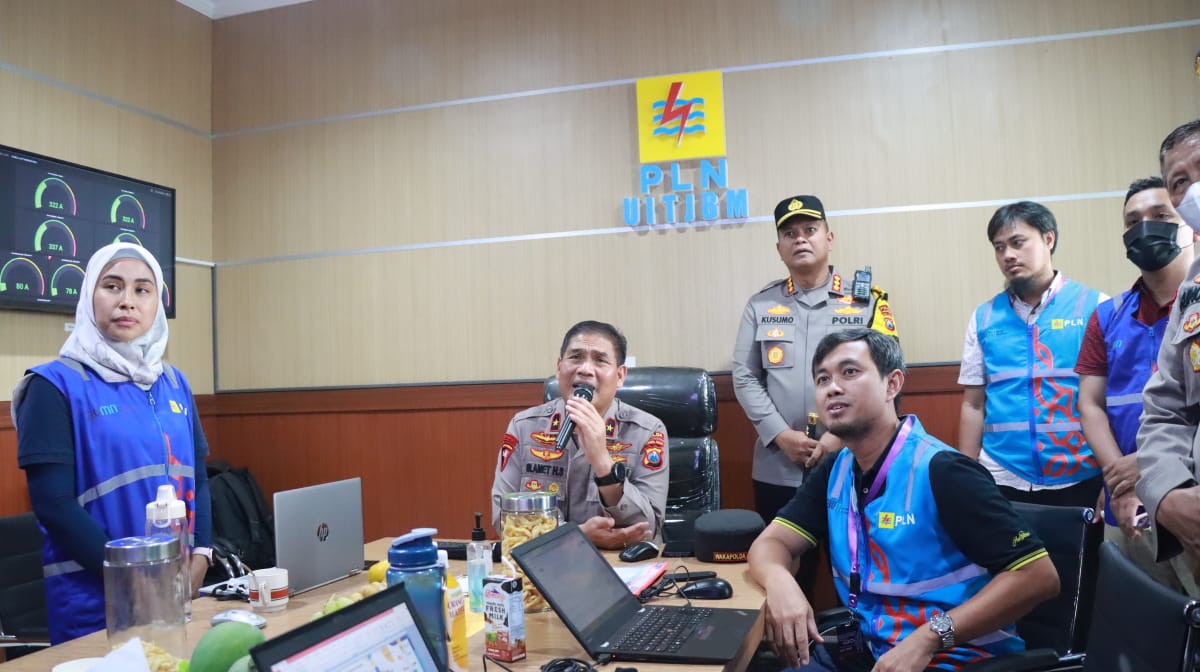 Wakapolda Jatim Cek Keamanan Pasokan Listrik KTT G20 di PLN Taman