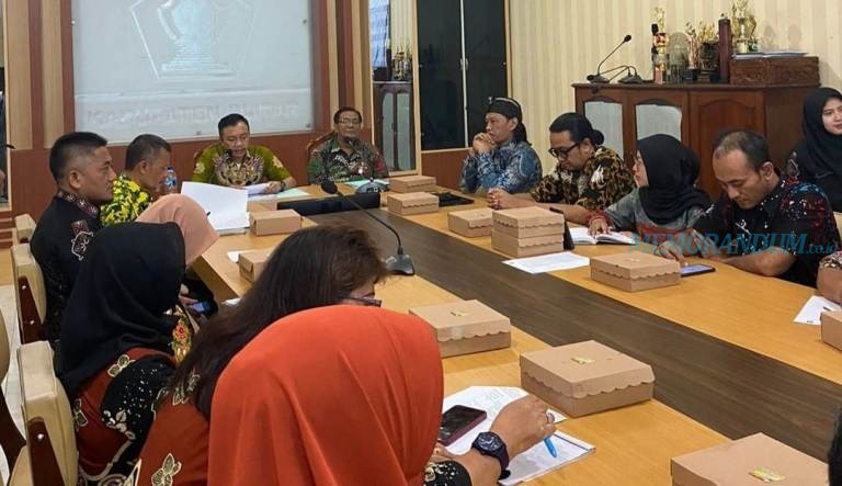 Bappedalitbang Kabupaten Blitar Gelar Rapat Kerja Tim Koordinasi Penanggulangan Kemiskinan