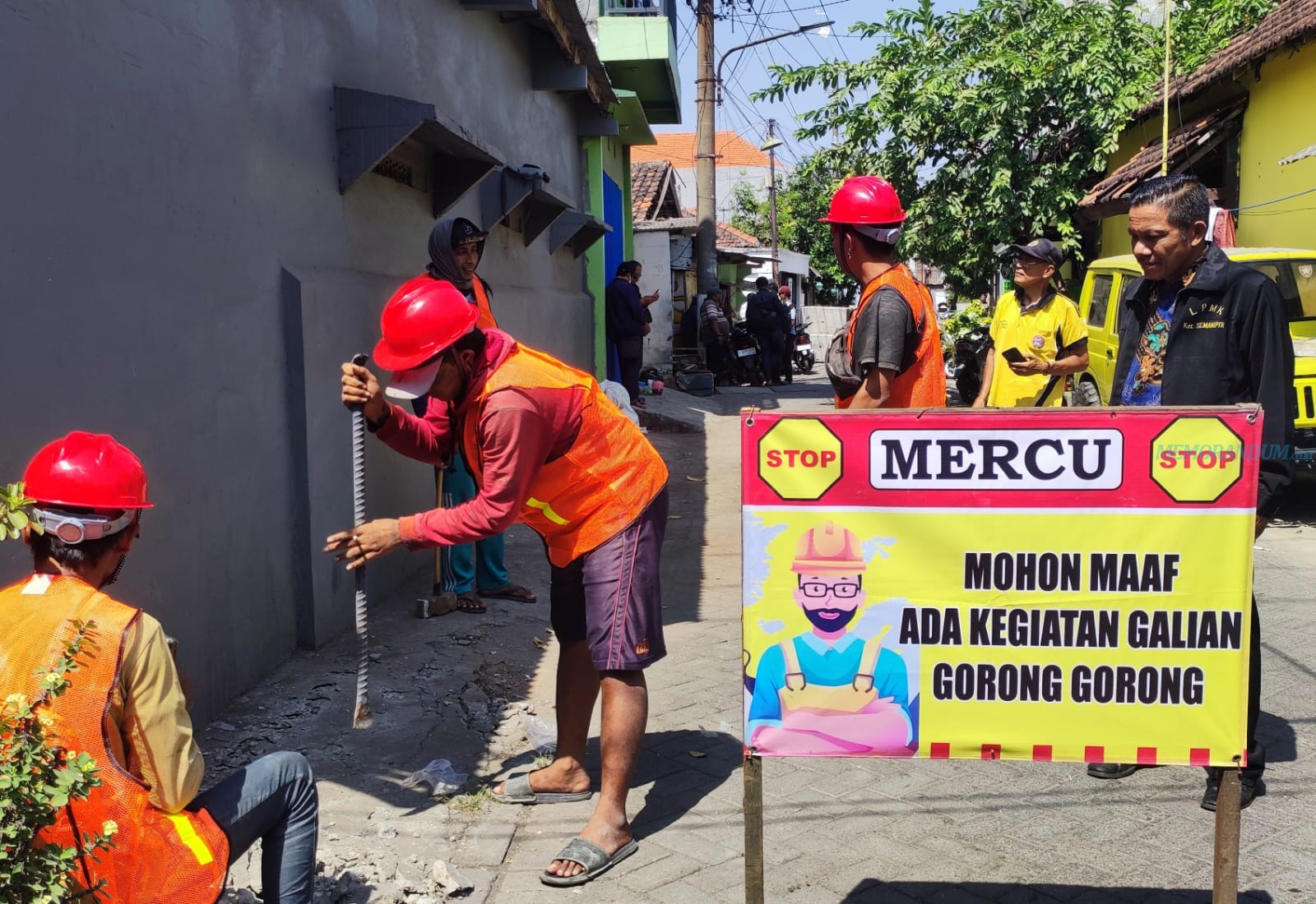 Pengerjaan Saluran Gang 3 Mrutu Kalianyar Dimulai, Masyarakat Harap Selesai Tepat Waktu