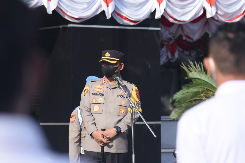 Kapolres Lamongan Minta Jajaran Disiplin dan Jauhi Pelanggaran